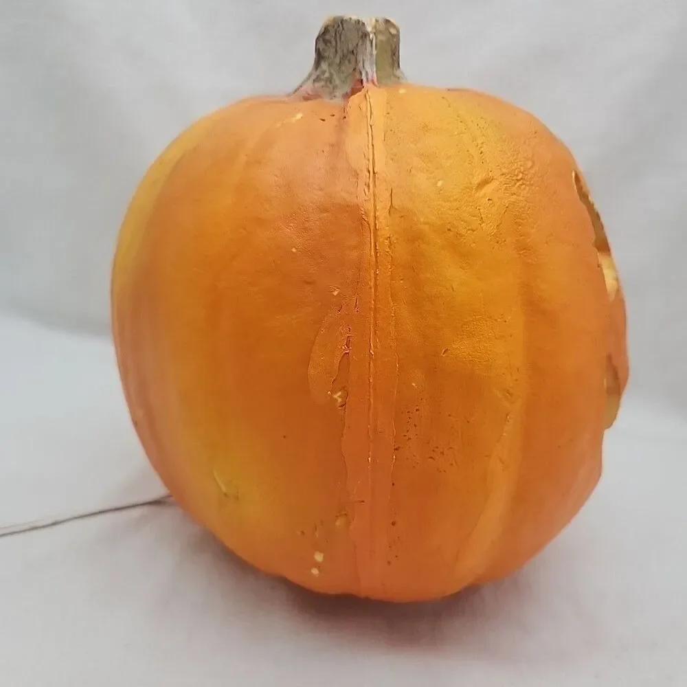 Pumpkin Light Up Jack O Lantern Decoration Foam Blow Mold 9